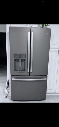 GE French Door Refrigerator Slate Finish