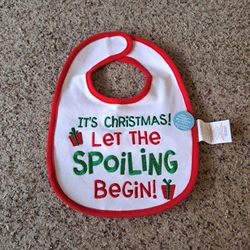 Christmas Baby Bib