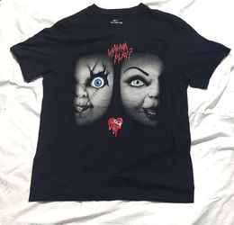 Nike Tee Chucky N Bride Halloween Shirt Adult Large