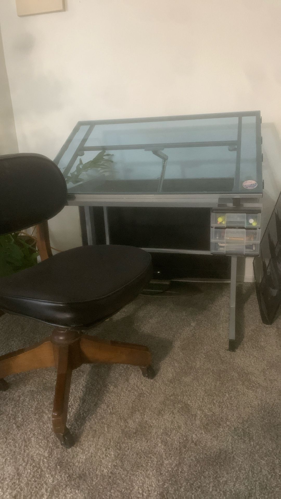 Chair And Drafting Table