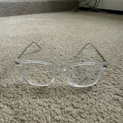 Silver and clear Glasses