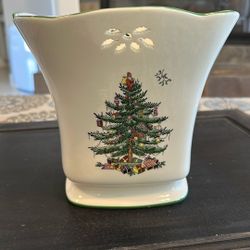 Spode Pierced Poinsettia Planter