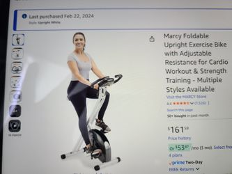 Foldable Upright Exercise Bike