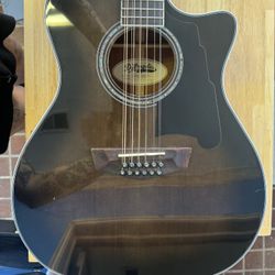 D'Angelico Premier Fulton 12-String Acoustic-Electric Guitar 