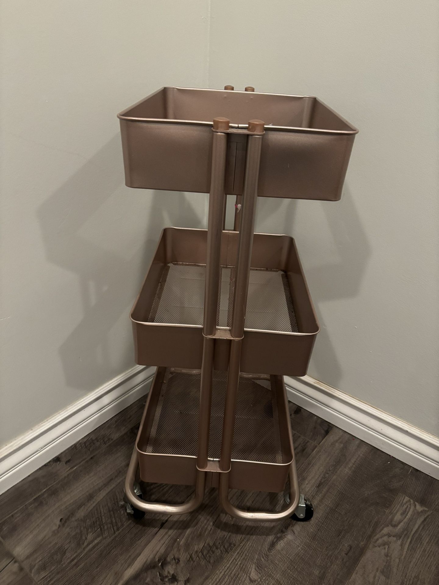 Rose Gold 3 Tier Cart 