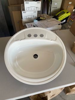 Sink White Porcelain Steel.
