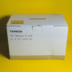 Tamron 70-180mm f/2.8 G2 VC VXD Sony E Lens - Like New w Box