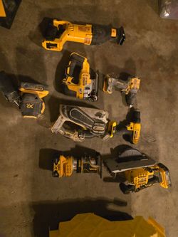 Dewalt set of tools