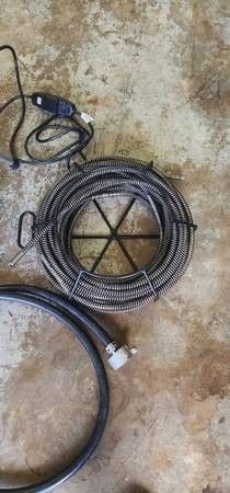 Rigid K50 Drain Cleanout Snake+ 150 Ft Of Snake Home & Garden