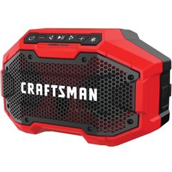 CRAFTSMAN V20 Wireless Portable Bluetooth Speaker, Tool Only (), Red