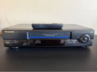 Panasonic PV-V4602 4-Head Hi-Fi Stereo Omnivision VHS VCR – Tested Working + Remote – 2002