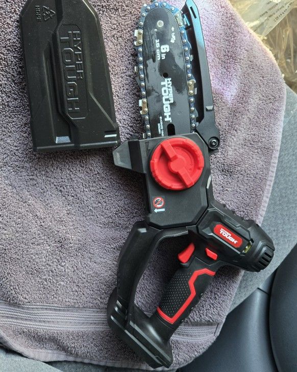 Hyper Tough 20-Volt 6-inch Mini Chainsaw