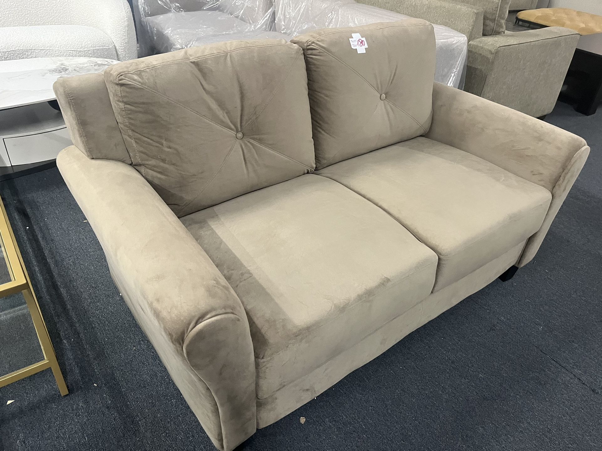 57”Brown Loveseat ，$180