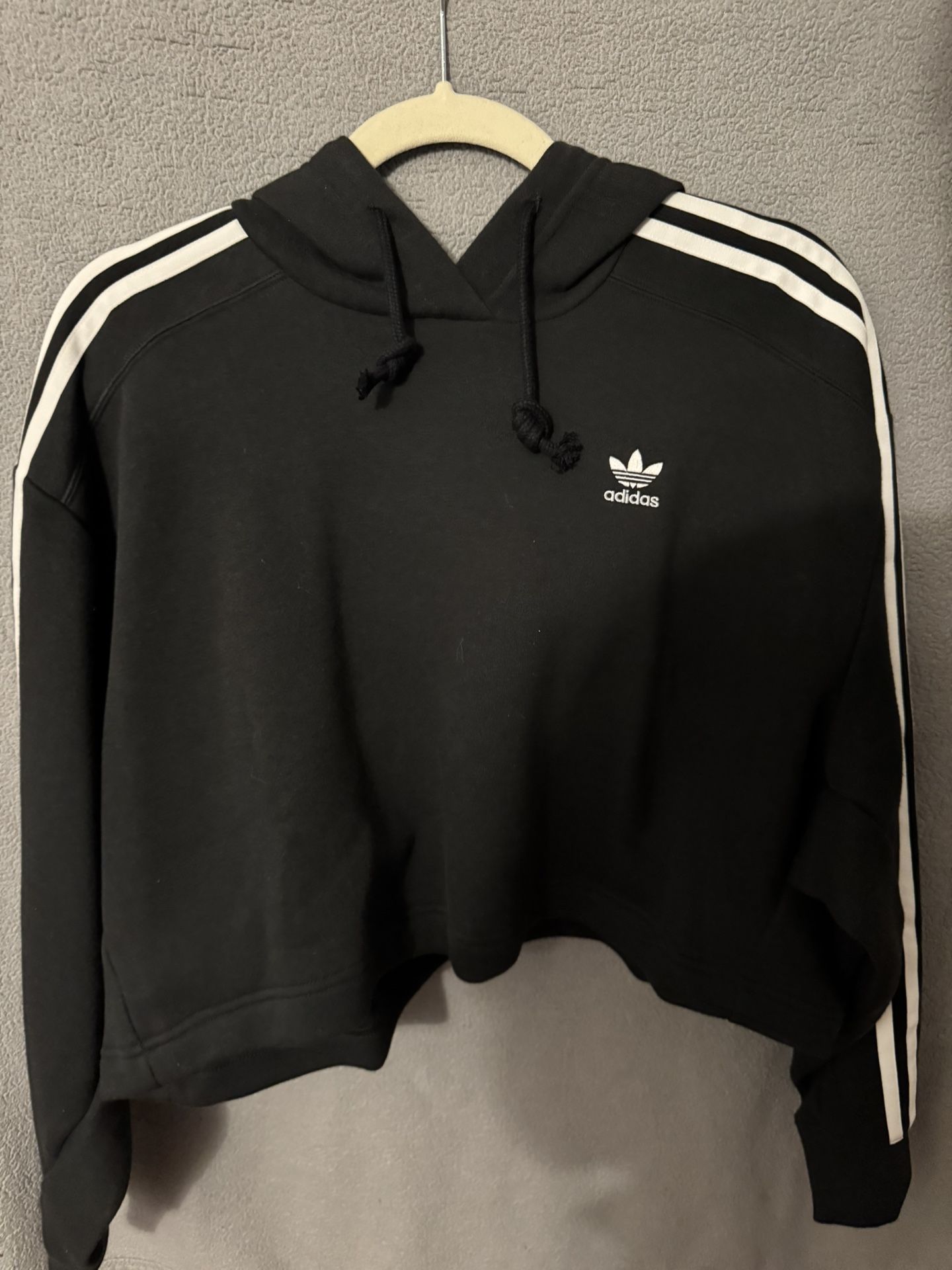 Adidas Cropped Hoodie Size Small