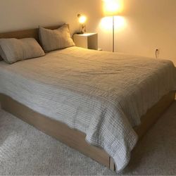IKEA Malm Queen Size Storage Bed