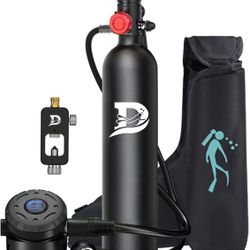 Scuba Tank 1L Mini Scuba Tanks Diving Tank 10-20 Minutes Scuba Air Tank