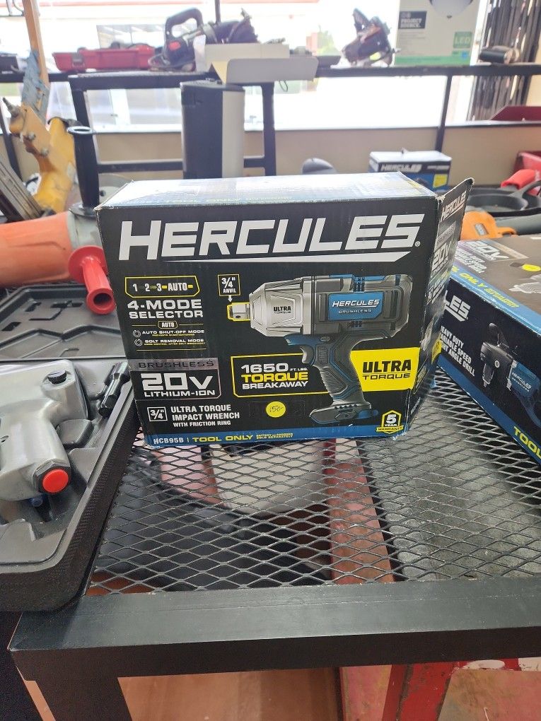 Hercules 20v Impact Wrench HCB95B NEW TOOL ONLY