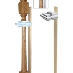 Baby Gate Mounting Kit Fits Posts from 2 3/4 inches to 3 5/8