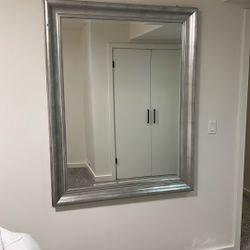 Large Beveled Edge Mirror 54" X 42"