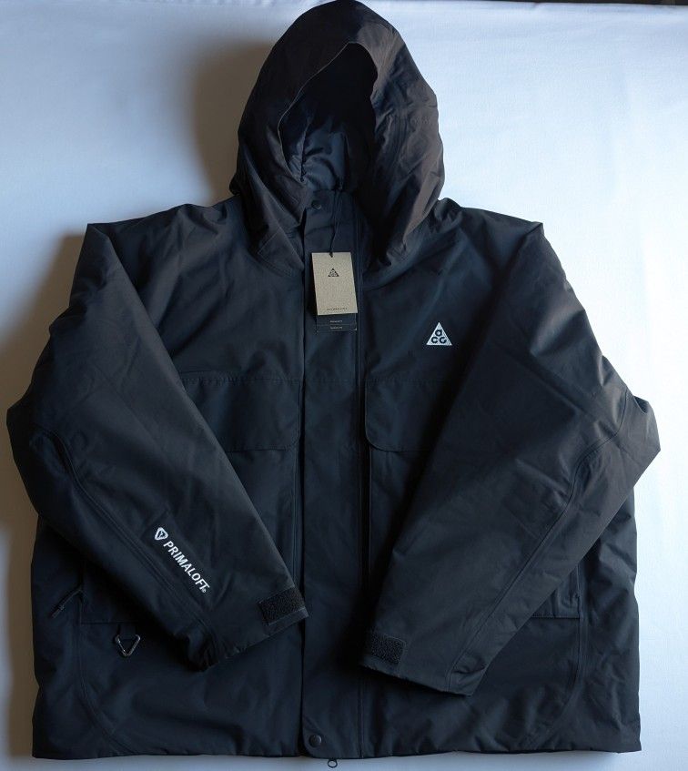 Nike ACG PrimaLoft Skull Peak Storm-FIT Winter Jacket Black Mens Size 2XL New