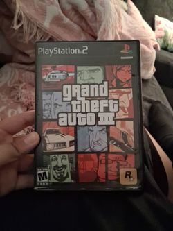 GTA 3 (ps2,used,no map sorry,memory card inside)