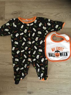 Halloween Baby NB Jammies