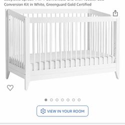 New In A Box Babyletto Convertible Crib Whte