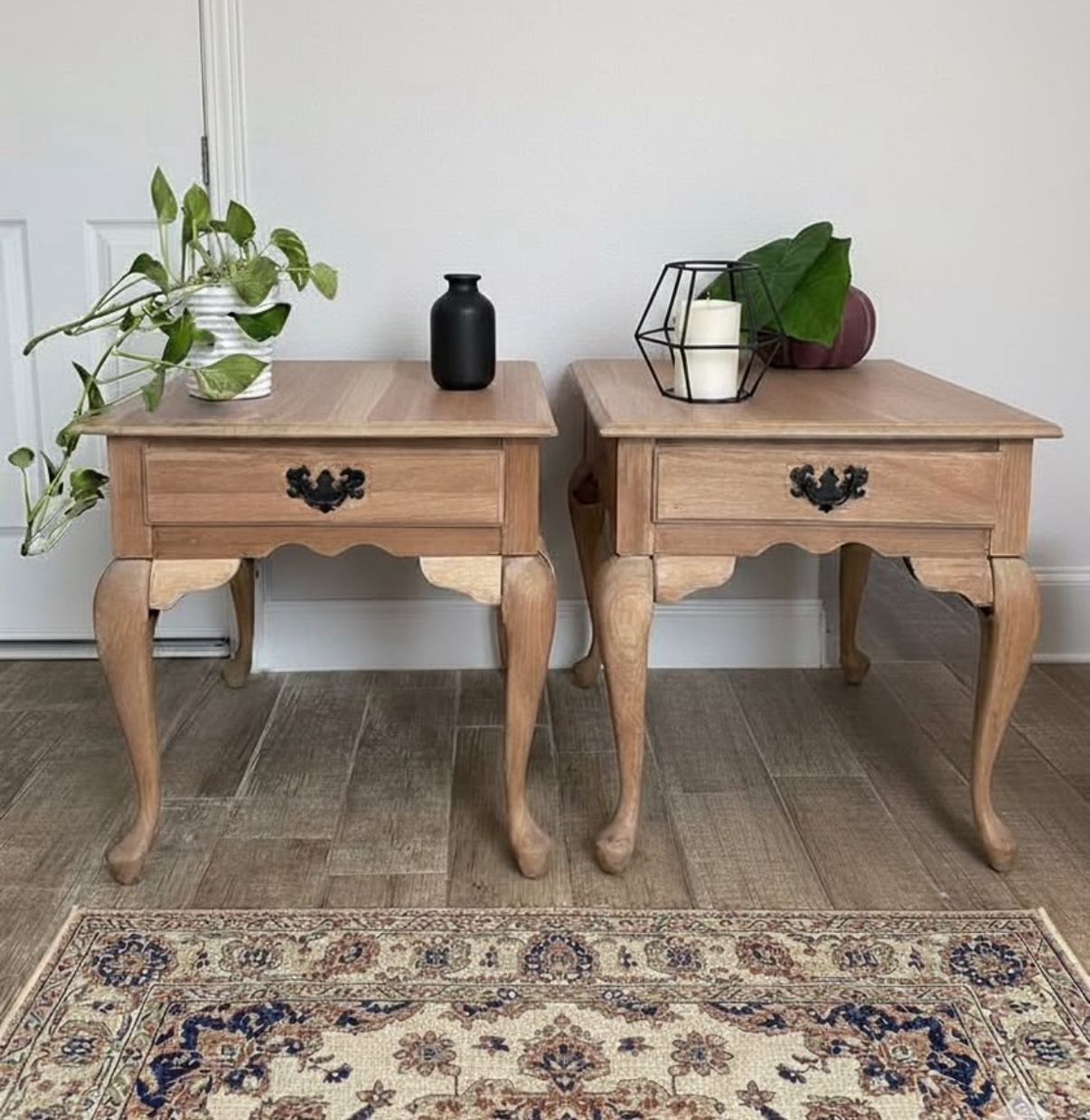 Antique Over Sized End Tables