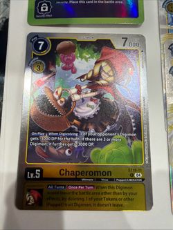 Digimon TCG Chaperomon ST19-11 Holo Rare Card