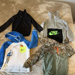 Kids Size 5 Jacket And Hoodies 