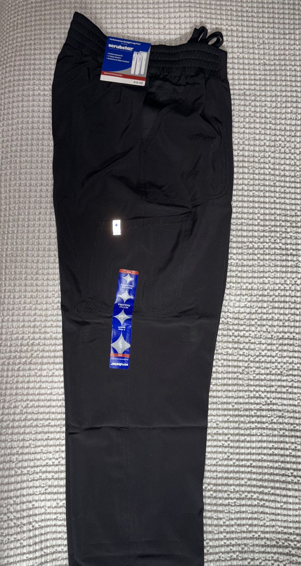 Scrubstar Women's Antimicrobial Premium Performance Straight Leg Scrubs Scrub Pant, Size Medium