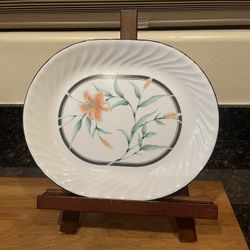 Corelle tiger lily Oval Serving Platter 12X10