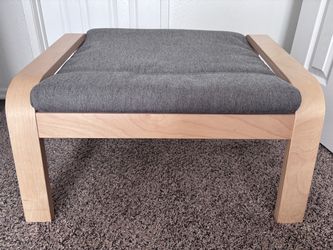 IKEA POÄNG Ottoman - New Condition - Gray/Birch