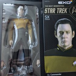 Exo6 1/6 Figure Star Trek Commander Data Figure