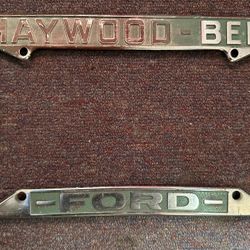 Ford License 🪪 Late Frame Maywood Bell