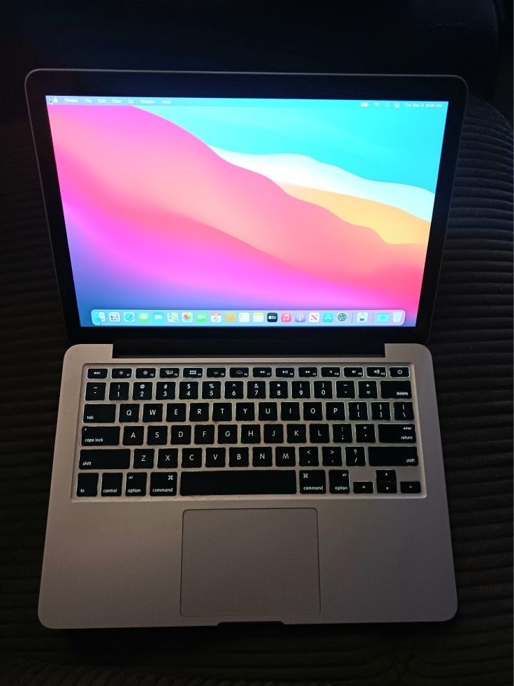 Apple Macbook Pro 13" Laptop Intel Core i5 CPU 16GB RAM 500GB SSD Retina LCD Webcam Wi-Fi & Bluetooth Wireless Excellent Working Condition 