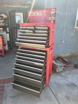 Craftsman tools box..H..58..W..27..D..18