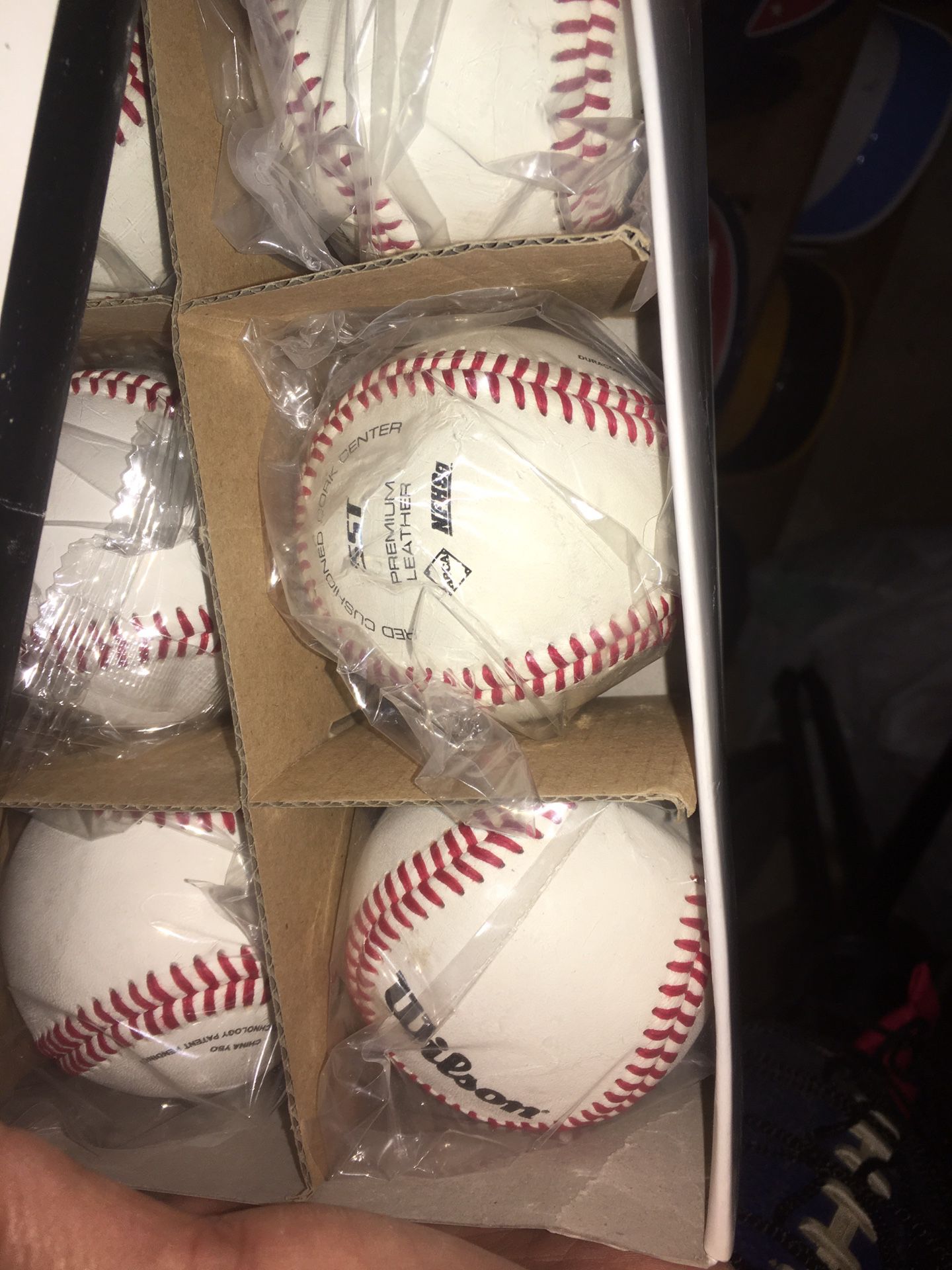 Balls baseball practice batting box of 12