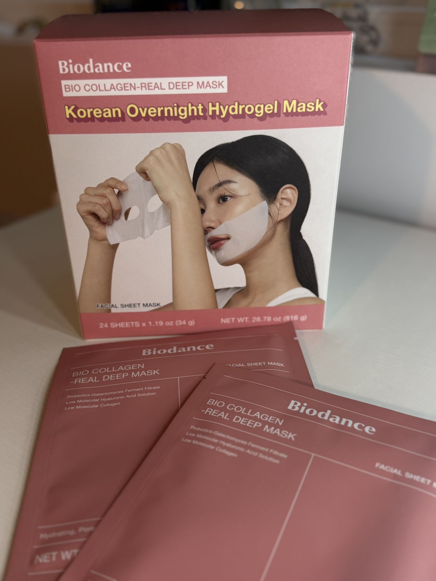 BIODANCE Bio-Collagen Hydrating Overnight Hydrogel Mask