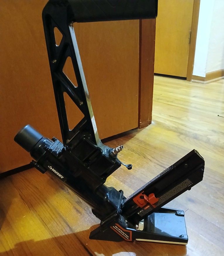 Husky 3 In 1 Flooring Nailer And Stapler