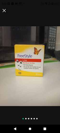 Brand New Freestyle Lite Test Strips 100ct