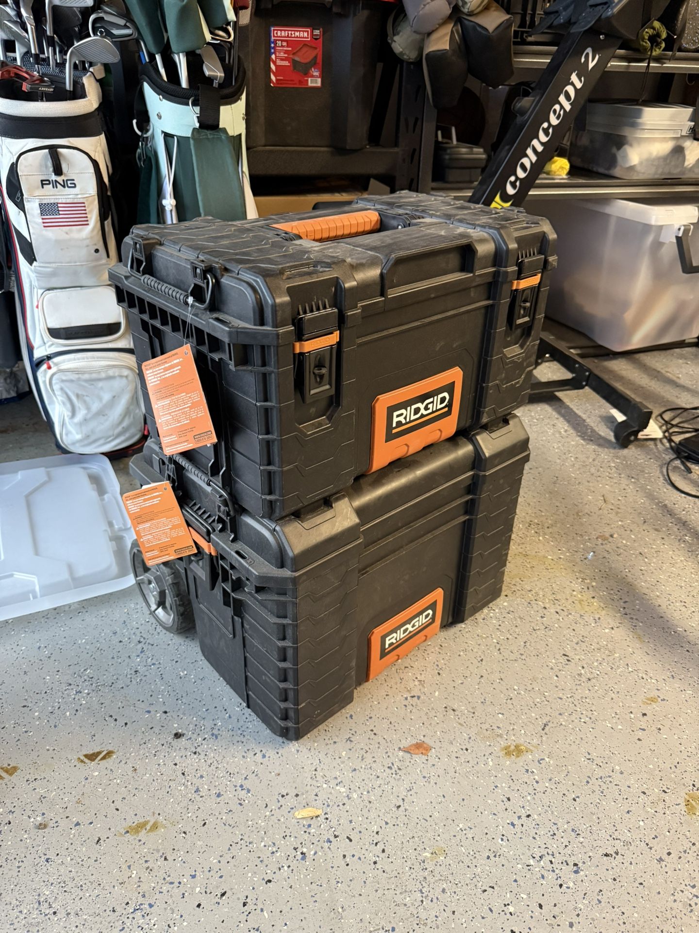 Ridgid Stackable Tool Box Set