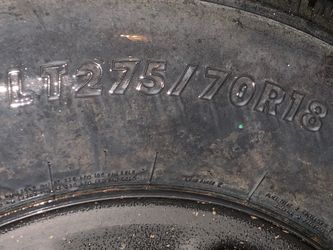 Tire 275/70/18
