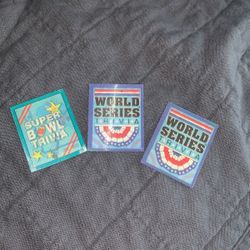 World Series And Super Bowl Trivia Cards From 90’s