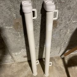 2 Retractable Dog/Child Gates 33” Tall