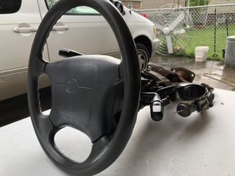 Toyota Previa 1(contact info removed) STEERING WHEEL & IGNITION SYSTEM WITH KEY