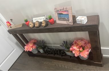 Behind the Couch Table