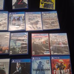 Playstation  video games Sounds brand new.Some youth putting great condition.Five dollars , each or a hundred for all