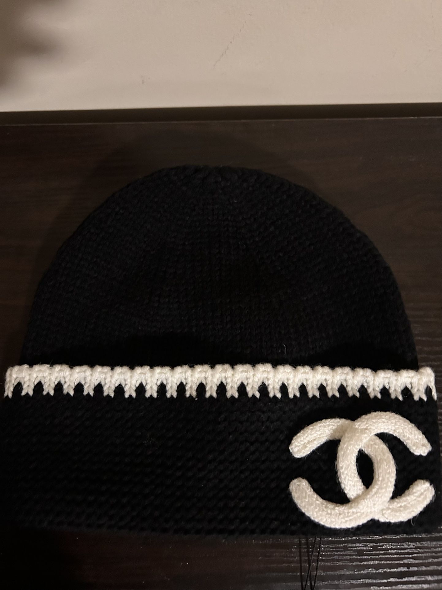 Black And White Chanel Hat