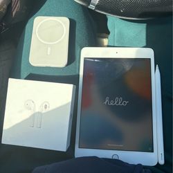 apple ipad, airpods, apple pen apple portable (bundle)